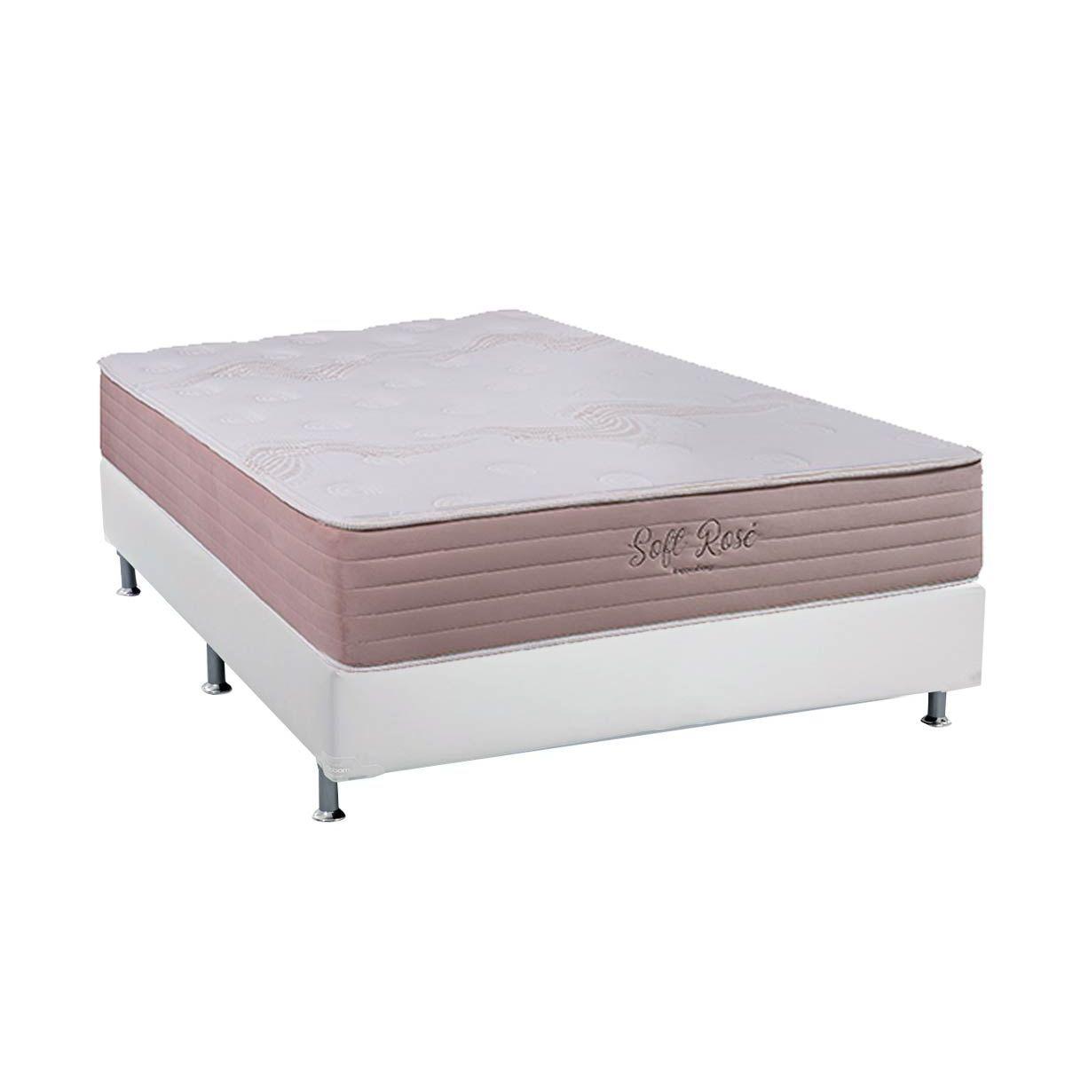 Cama Box Casal Colchao Molas Masterpocket Ensacadas Kappesberg Soft Base Crc Courano White 138x188