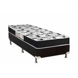 Conjunto Box-Colchão Luckspuma D33+Cama Solteiro 88x188