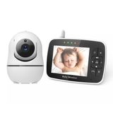 Babá Eletrônica Baby Monitor Vídeo Tela 3.5 Pol. Fhss 2.4ghz