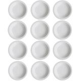 Conjunto 12 Pratos Fundos De Porcelana 21,5cm Classe Única Iguaçu Germer Branco