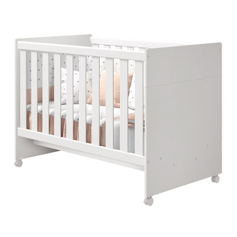 Berço Mini Cama Katatau Flex Branco Brilho - Reller Móveis