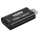 Placa De Captura Hdmi 1080p Usb Jogos Live Streaming Ensino