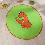 Tapete Premium Baby Dino Baby 78cm x 68cm Verde Pistache Guga Tapetes Guga Tapetes