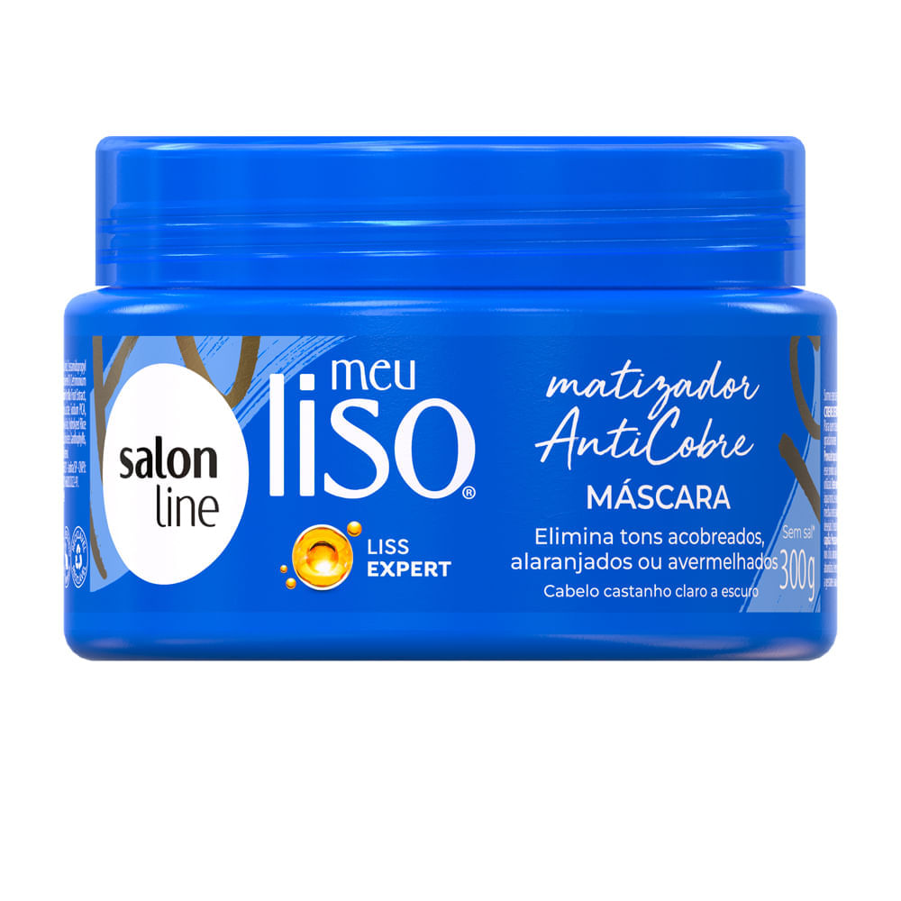 Máscara Capilar Salon Line Meu Liso Matizador Anticobre 300g