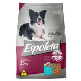 Ração Seca Espoleta Carne Para Cães Adultos - 25 Kg