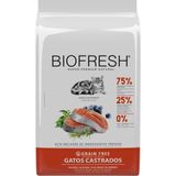 Ração Seca Biofresh Salmão, Alecrim, Chá Verde E Blueberry Para Gatos Castrados - 7,5 Kg