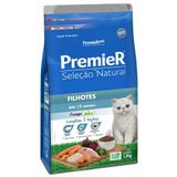 Ração Premier Seleção Natural Para Gatos Filhotes Até 12 Meses - 1,5 Kg