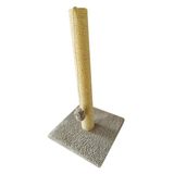 Arranhador para gatos Poste Torre Sisal Cinza Claro 50cm unid