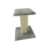 Arranhador Para Gatos Torre Plataforma Base Cinza Claro 50Cm