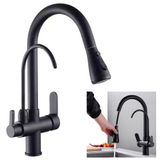 Torneira Monocomando 360 Preta Luxo Regulavel Cozinha