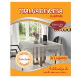 Toalha De Mesa Em Renda Quadrada 4 Lugares 1,40 X 1,40cm