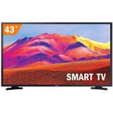 Samsung Smart Tv Led 43 Full Hd Wi-fi, 2 Hdmi, 1 Usb - Preta