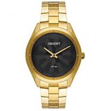 Relogio Feminino Dourado Fundo Lapidado Sem Numero Orient