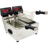 Fritadeira Elétrica Pro 2 Cubas 3l Frita Fácil Cotherm 220v