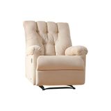 Poltrona Do Papai Reclinavel Atlanta Pietra Zero Wall Giro E Balanco Courano Bege Probel