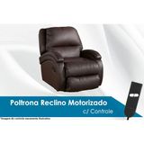 Poltrona Do Papai Reclinavel Buenos Aires Magnum Zero Wall Motorizada Giro E Balanco Courano Marrom Probel