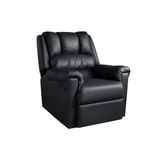 Poltrona Do Papai Reclinavel Vermont Classic Zero Wall Giro E Balanco Courano Preto Probel