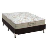 Cama Box Casal Colchao Molas Masterpocket Ensacadas Probel Springs Base Crc Suede Black 138x188