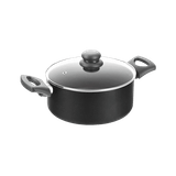 Ca�arola Ab Ultra Forte Preta Antiaderente Carola Tv 18cm