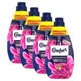 Kit 4 Amaciantes Concentrados Comfort Fiber Protect 1.5l Cada