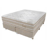 Cama Box Casal Queen Mola Ensacada Altura Colchão 36cm Crist