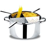 Espagueteira 4 Divisões Savoy em Aço Inox 1075/200 - Brinox