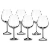 Jogo 6 Taças De Vinho Gastro 650ml Cristal Titanium Copos