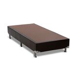 Cama Box Base Ortobom Courino Black Solteiro 88