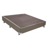 Cama Ortobom Box Base Americana Couríno Bege Crema 23 King - 1,93x2,03x0,23