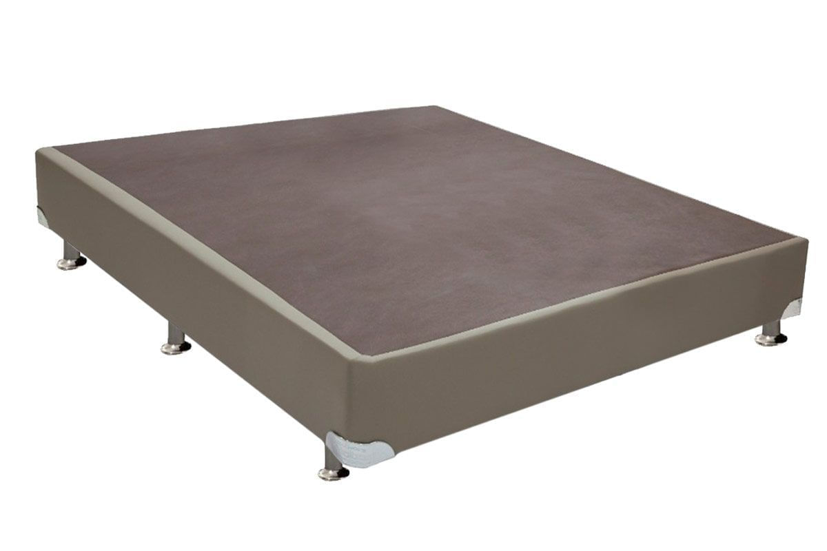 Cama Ortobom Box Base Americana Couríno Bege Crema 23 King - 1,93x2,03x0,23