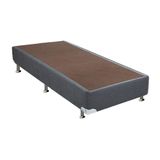 Cama Box Base Universal Nobuck Cinza 20 Solteiro - 0,88x1,88x0,20