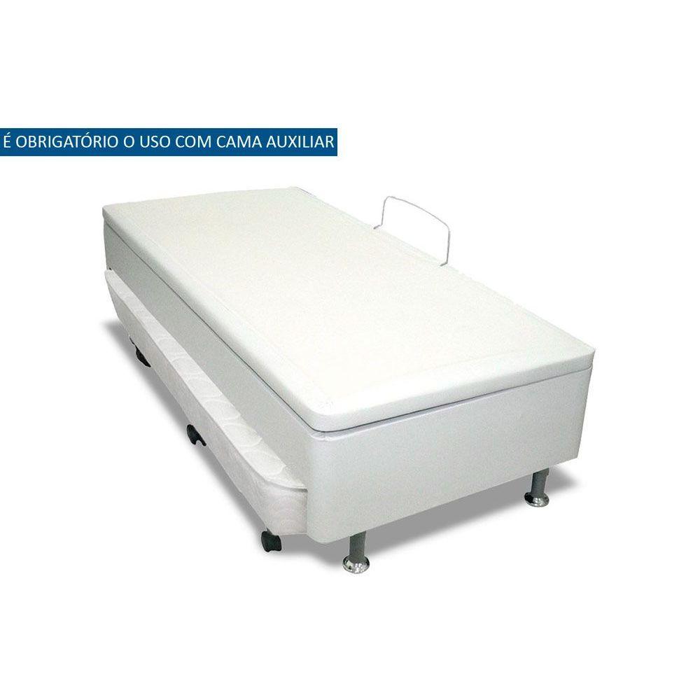 Cama Box Bau C Auxiliar Universal Solteiro Courano White 88x188 Ortobom