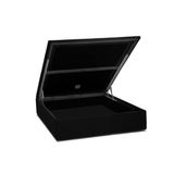 Cama Box Bau Universal Casal Suede Nero Black 138x188x35 Ortobom