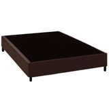 Cama Box Base Universal Viuva Courano Brown 128x188x20 Costa Rica