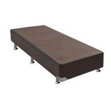 Cama Box Base Americana Couríno Rosolare Marrom 23 Solteiro - 0,88x1,88x0,23
