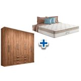Cama Box Casal Colchao King Best Guarda Roupa Master 8 6 Atacama