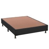 Cama Box Base Universal Viuva Suede Gray 128x188x20 Ortobom