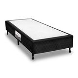 Cama Box Castor Poli Black Solteiro - 0,96x2,03x0,23