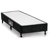 Cama Box Base Castor SI Lux Preto (95466)-Queen Size-1,58-(2 Vol. 0,79x1,98x0,23)