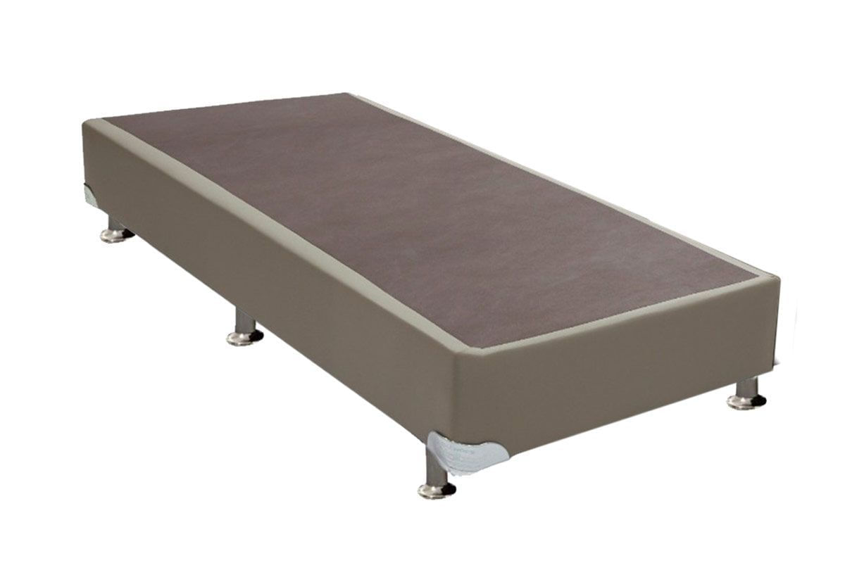 Cama Box Base Ortobom Courino Bege 30 Solteiro - 0,88x1,88x0,30