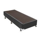 Cama Box Base Americana Couríno Cinza 23 Solteiro - 0,78x1,88x0,23