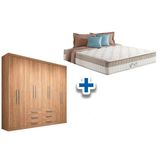 Cama Box Casal Colchao King Best Guarda Roupa Master 8 6 Atacama