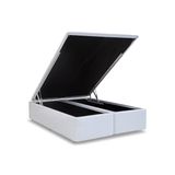 Cama Box Baú Ortobom Courino White King - 1,93x2,03x0,35