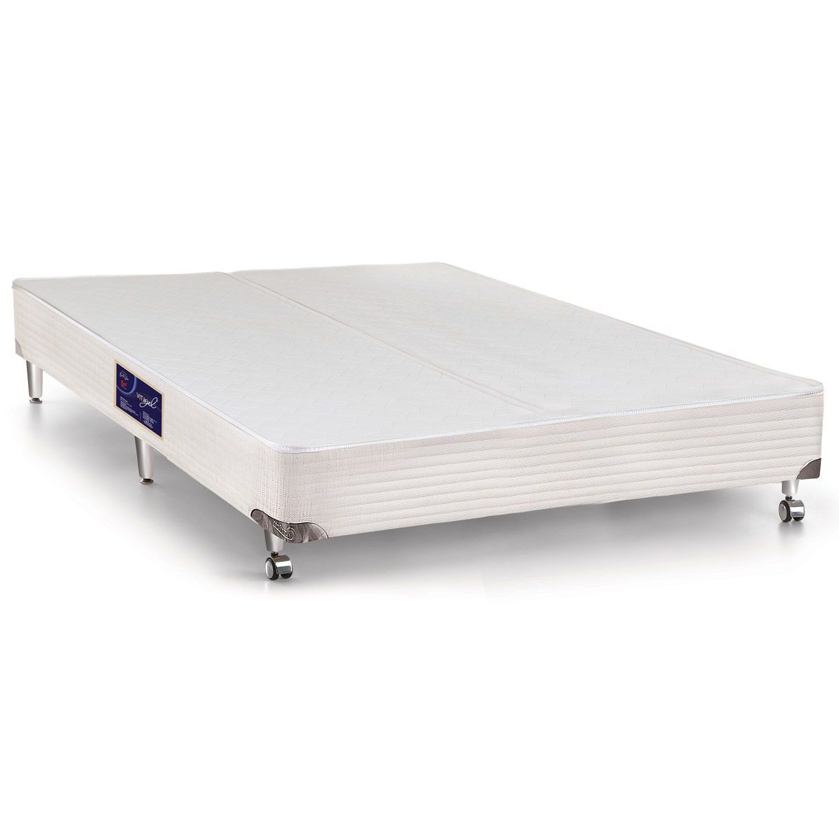 Cama Box Base Castor Gold Star Vitagel Casal 128