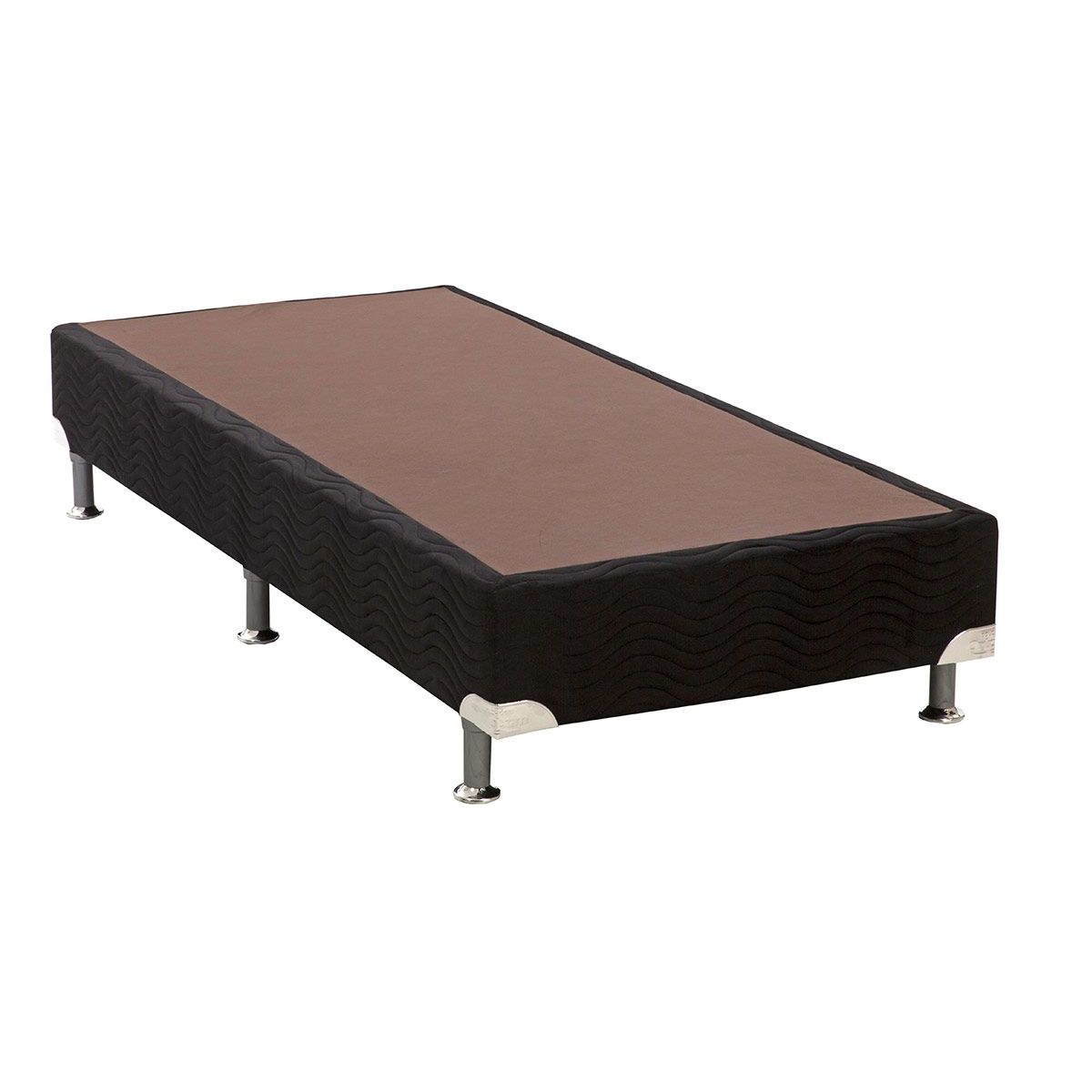 Cama Box Base Ortobom Universal Nobuck Black Solteiro 88