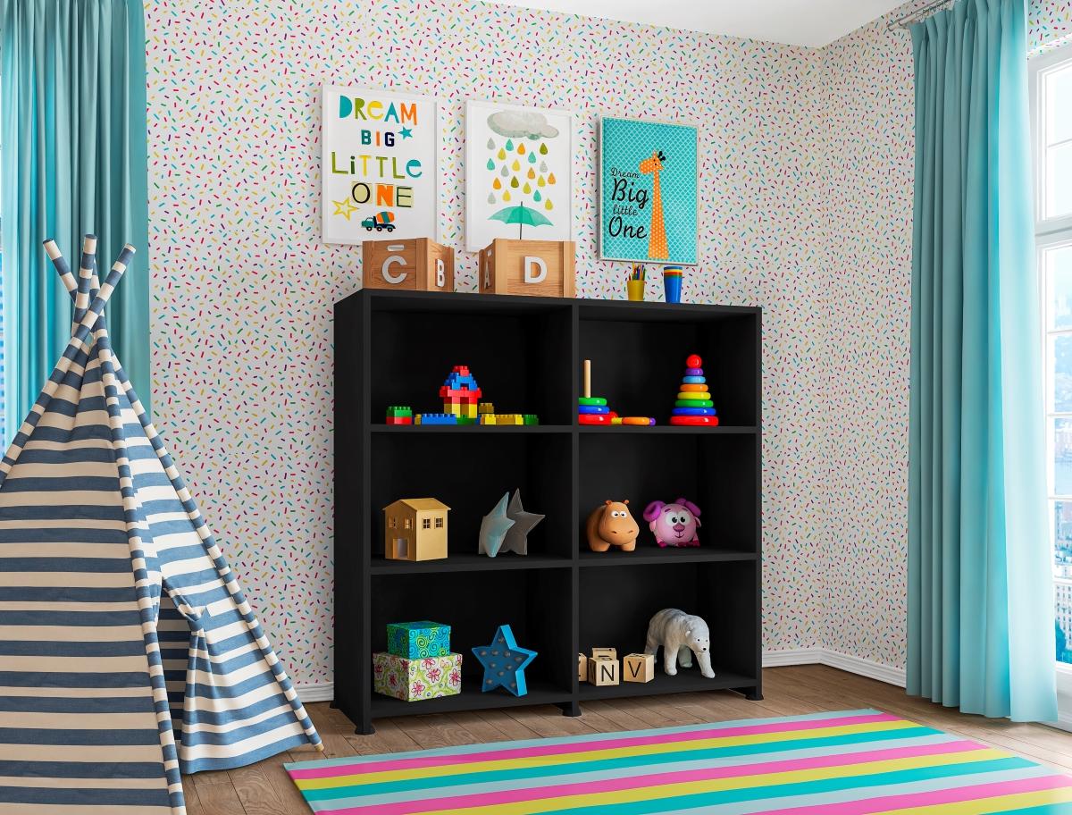 Armario Multiuso Marrocos Preto Casa Mobilia