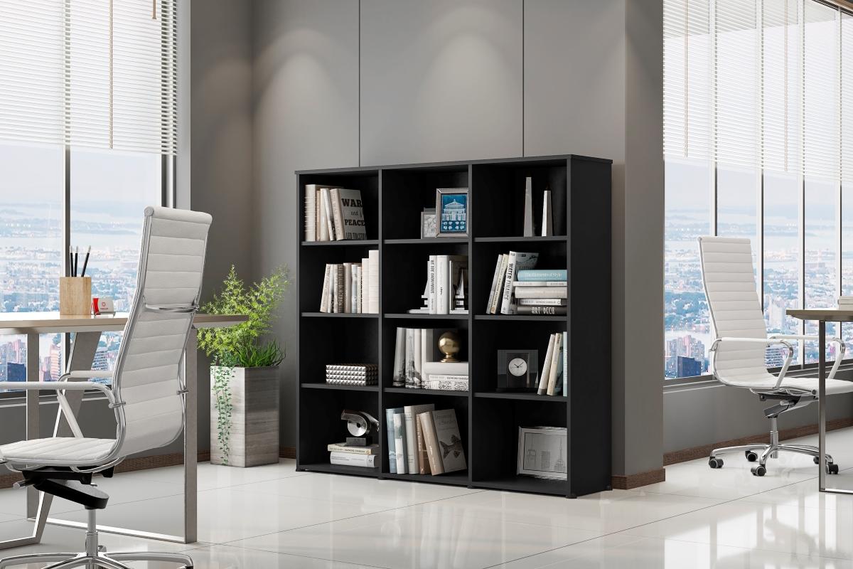 Armario Multiuso Trinidad Preto Casa Mobilia