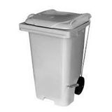 Lixeira Contêiner 120 Litros Com Pedal Lateral Tipo Gari