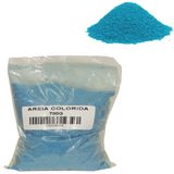 Areia Seixo Azul Turquesa Decoração 700G