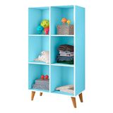 Estante 1.30 Cm 6 Nichos Montessoriana J E A Moveis